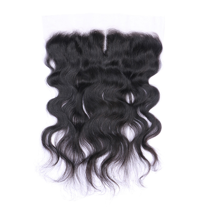 Imeya Natural Black Body Wave Pre Plucked Human Hair Lace Closure