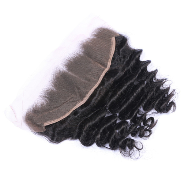 Free Part Brazilian Virgin Closure Natural Black Deep Wave Human Hair Closure