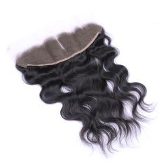 Imeya Natural Black Body Wave Pre Plucked Human Hair Lace Closure