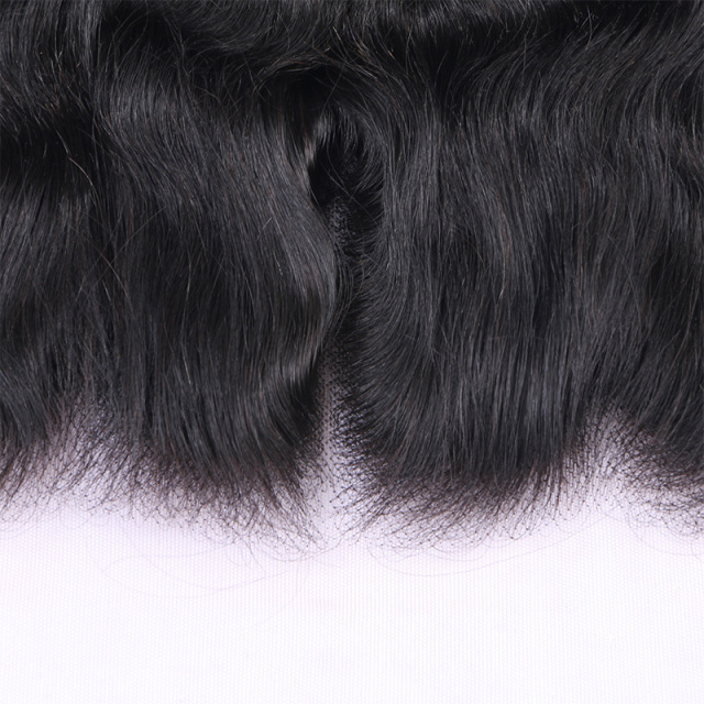 Imeya Natural Black Body Wave Pre Plucked Human Hair Lace Closure