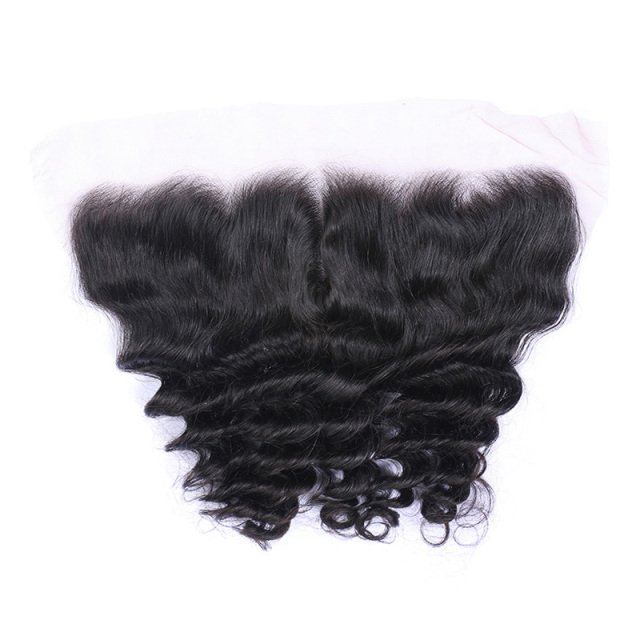 Free Part Brazilian Virgin Closure Natural Black Deep Wave Human Hair Closure