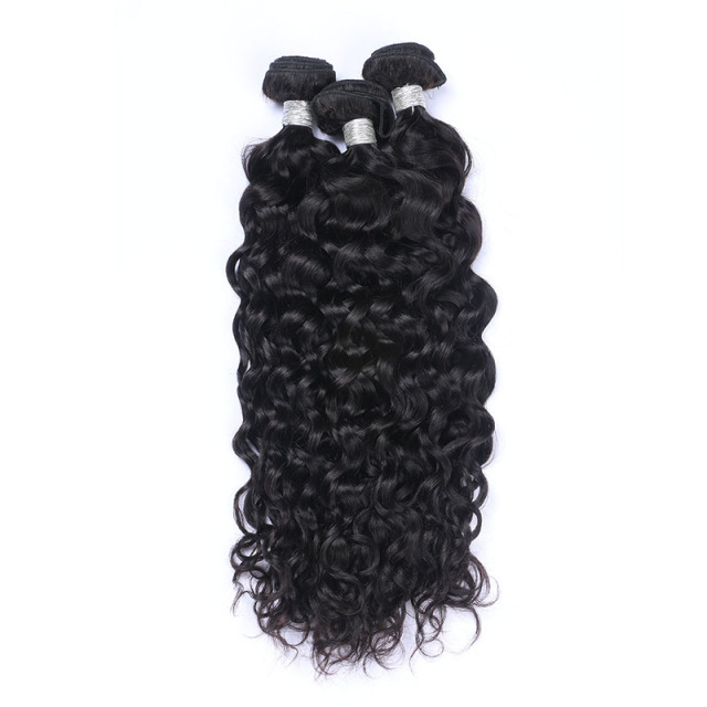Black High Qulaity 100% Human Hair Curly Wave 3 Bundles 10-26Inch