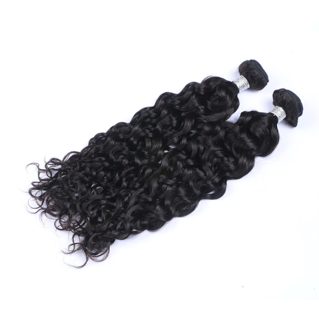 Black High Qulaity 100% Human Hair Curly Wave 3 Bundles 10-26Inch
