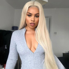 Long Straight 13*6 Lace Front Wigs Human Hair Wigs Human Hair Pre Plucked Transparent Lace Front Wig with Baby Hair Straight Wigs Human Hair 18-30Inch