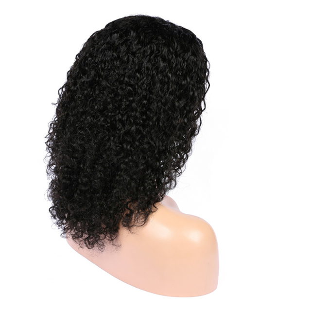 Black Wigs Pre Plucked With Baby Hair Curly Human Hair Wigs