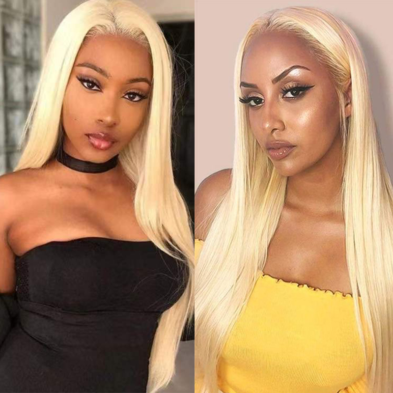 13x4 Lace Front Wigs Long Silky Straight Human Hair Wigs Pre Plucked Wig