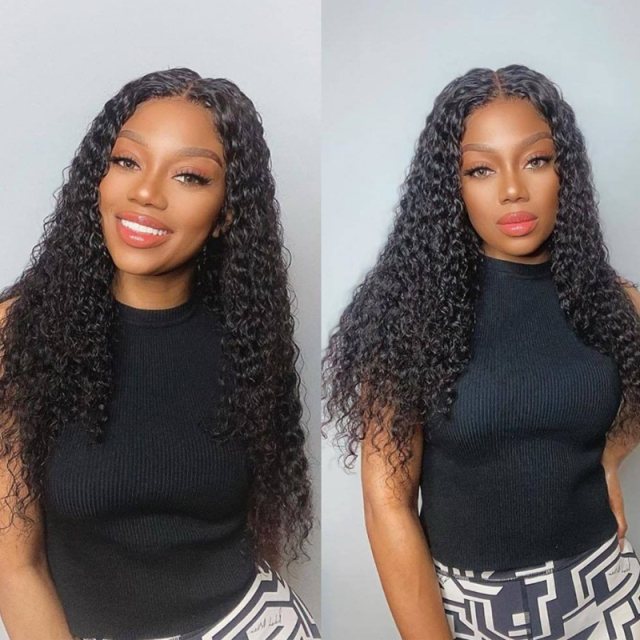 Naturl Hairline 13x6 Lace Front Wigs Kinky Curly Human Hair Wigs