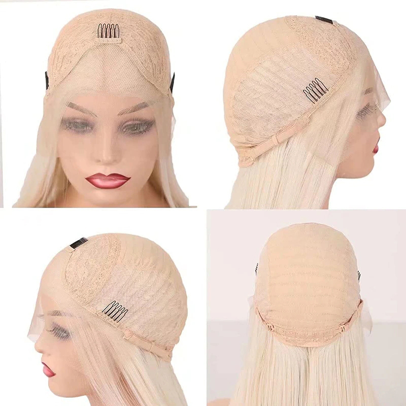 Pink Wigs Silky Straight Hair Synthetic Wig High Temperature Fiber Cosplay Wig