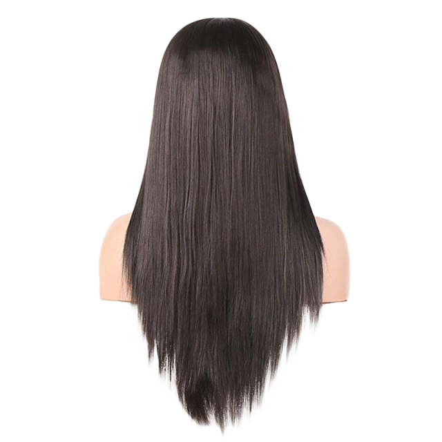 Brown Straight Wigs High Temperature Fiber Synthetic Wig