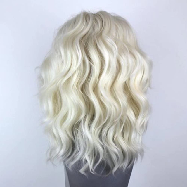 613 Blonde Short Bob Lace Front Wigs Body Wave Synthetic Wigs
