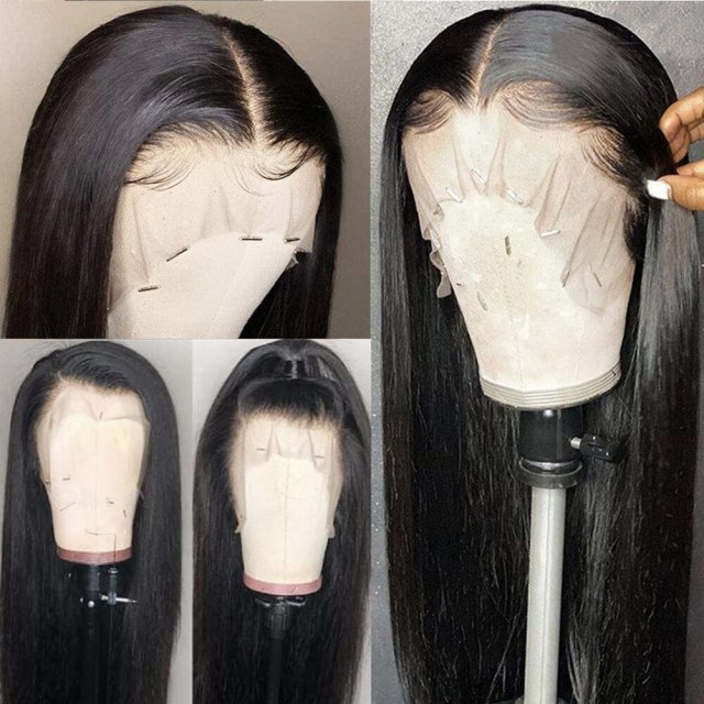 Natural Straight Human Hair 13x6 Transparent HD Lace Frontal Closure