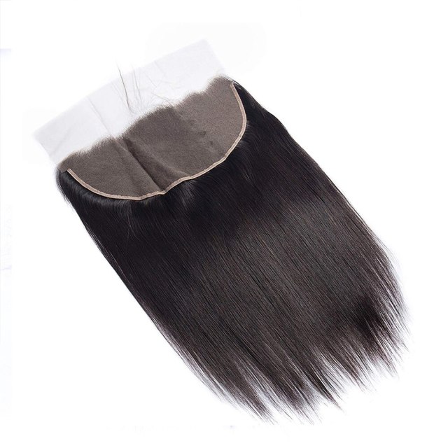 Natural Straight Human Hair 13x6 Transparent HD Lace Frontal Closure