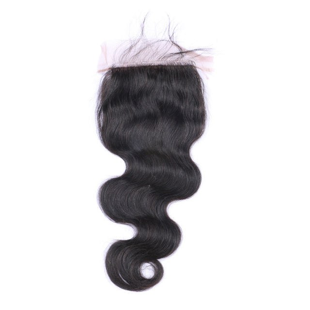 Black Body Wave Human Hair 5x5 HD Transparent Lace Frontal Closure