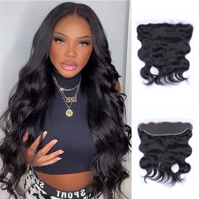Body Wave Black 13x4 HD Lace Closure Straight HD Lace Frontal 100% Human Hair Closure