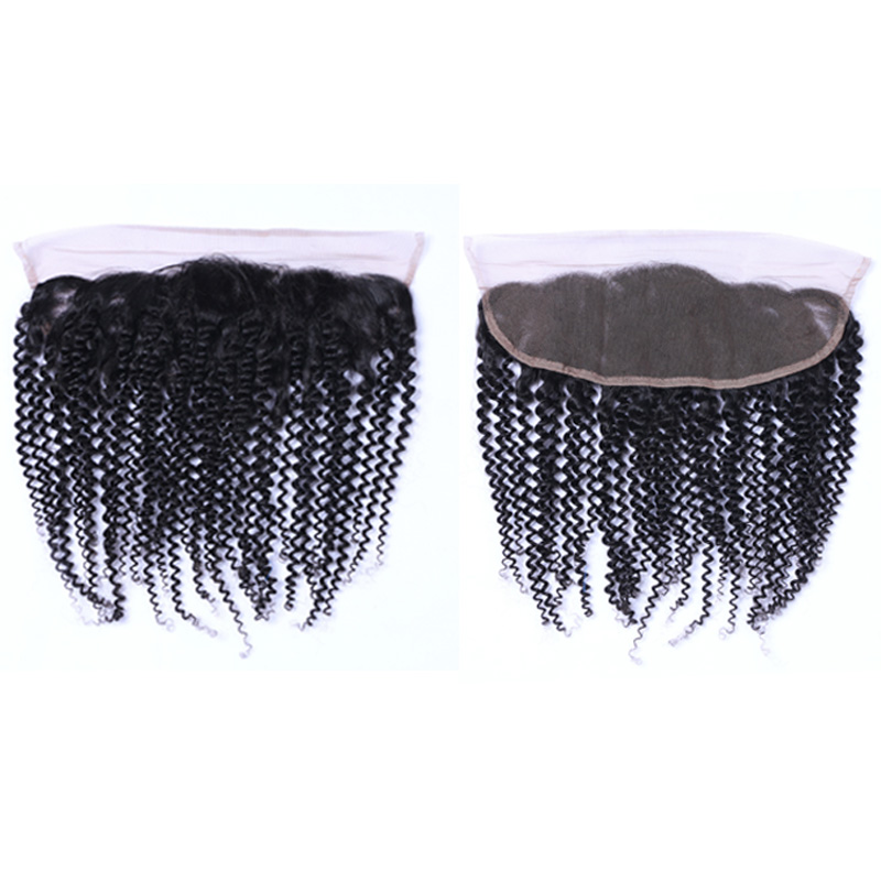 Black Curly Wave Black 13x4 HD Lace Closure HD Lace Frontal