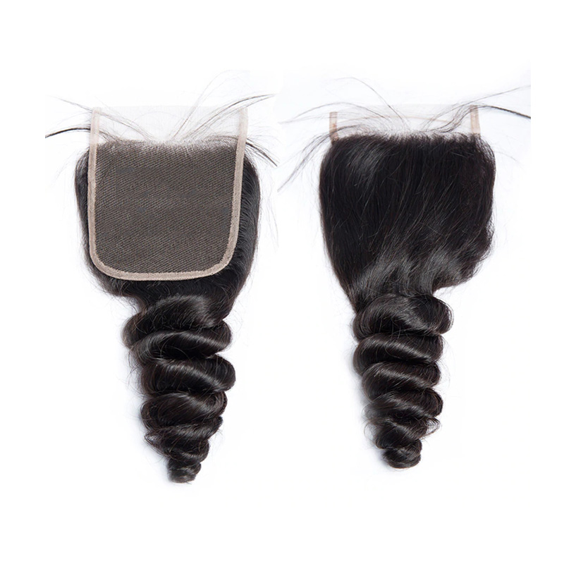 Loose Wave 5x5 HD Lace Closure Natural Color Closure Human Hair Closure for Black Women