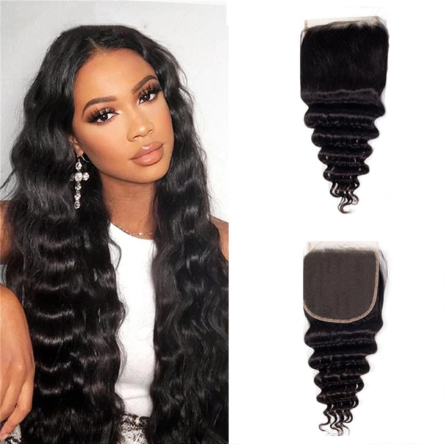 Imeya  6x6 HD Lace Closure Water Wave Natural Color Human Hair Closure