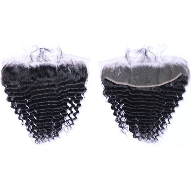 Natural Color Water Wave 13x4 HD Lace Closure HD Lace Frontal Only