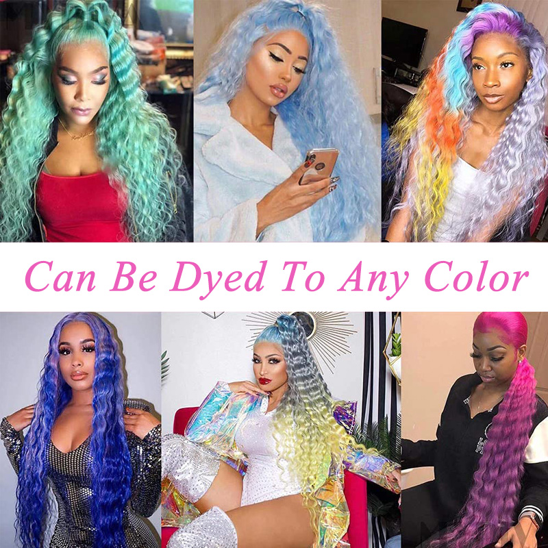 13x4 HD Lace Front Wigs #613 Blonde Body Wave Human Hair Wig