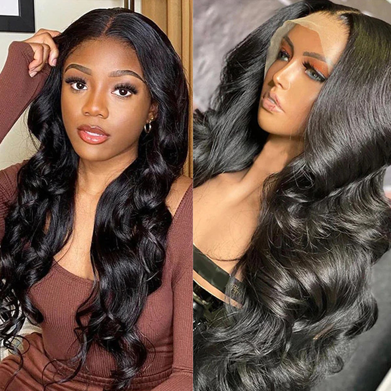 Imeya Body Wave 13x4 HD Lace Front Wig Natural Color Human Hair Wig