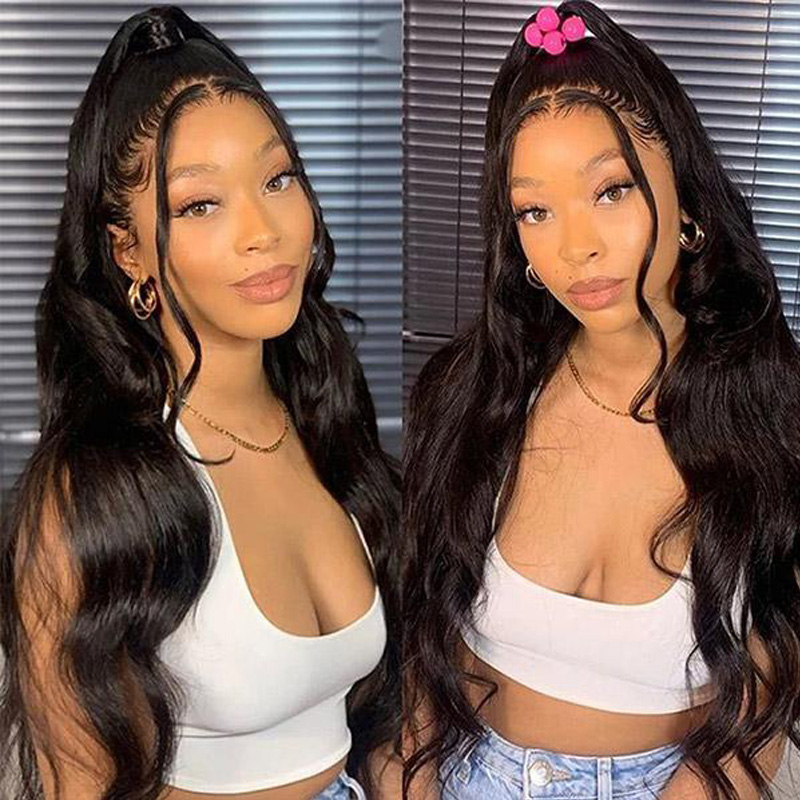 Imeya Body Wave 13x4 HD Lace Front Wig Natural Color Human Hair Wig