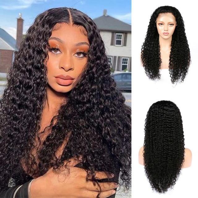 Imeya Water Wave HD Transparent Lace Wig 13X4 Lace Front Wigs Curly Lace Wig