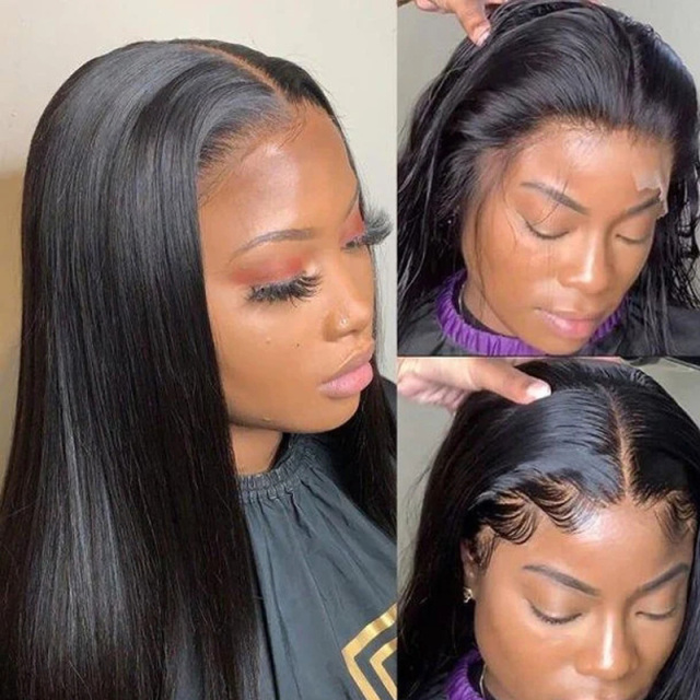 Imeya Natural Straight 13X4 HD Lace Front Wig Curly Wave Human Hair Wig