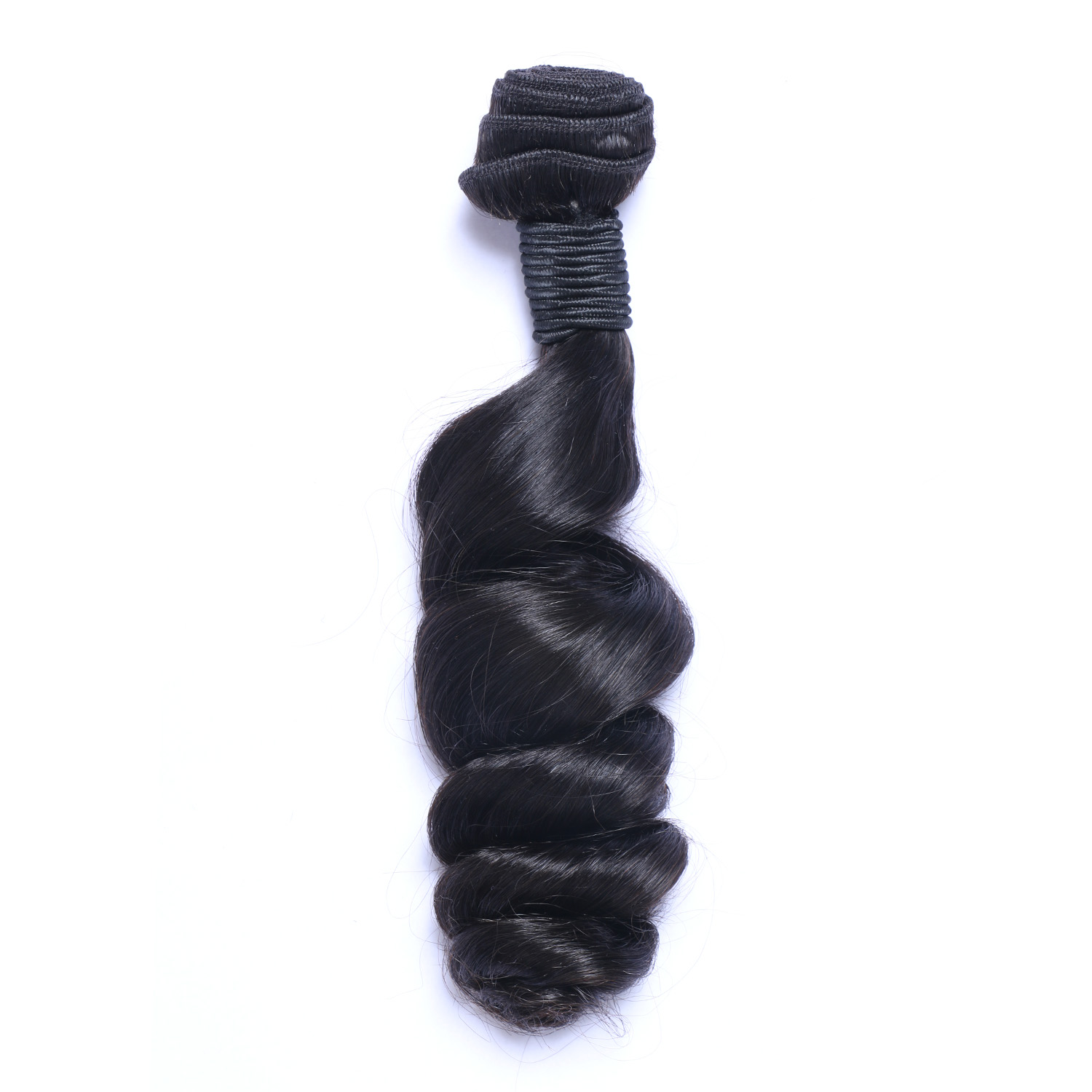Natural Hairline Bundles Double Weft Human Hair Bundles 1 Pcs Hair Extension