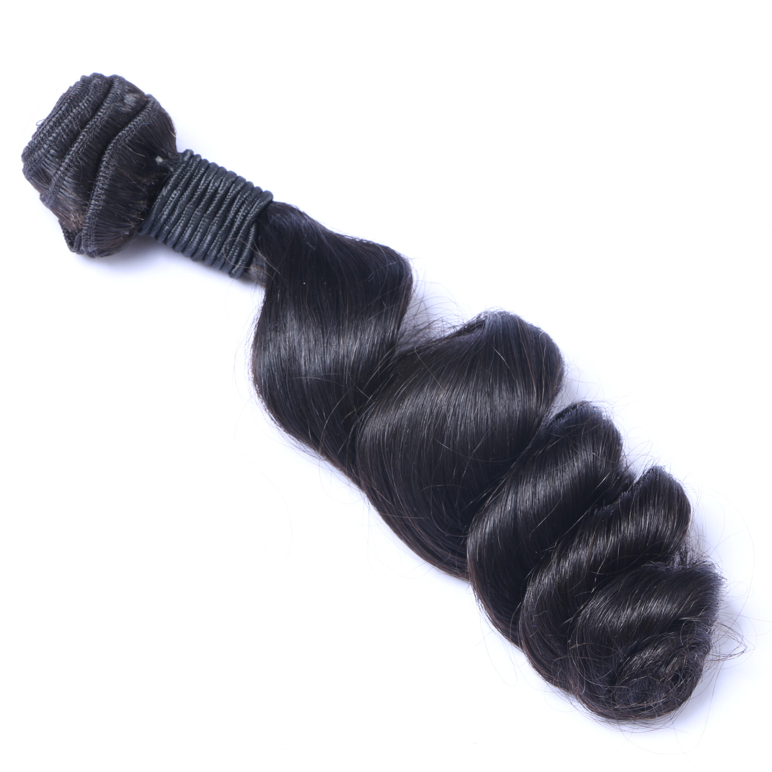 Loose Wave Bundles Double Weft Human Hair Bundles 1 Pcs Hair Extension