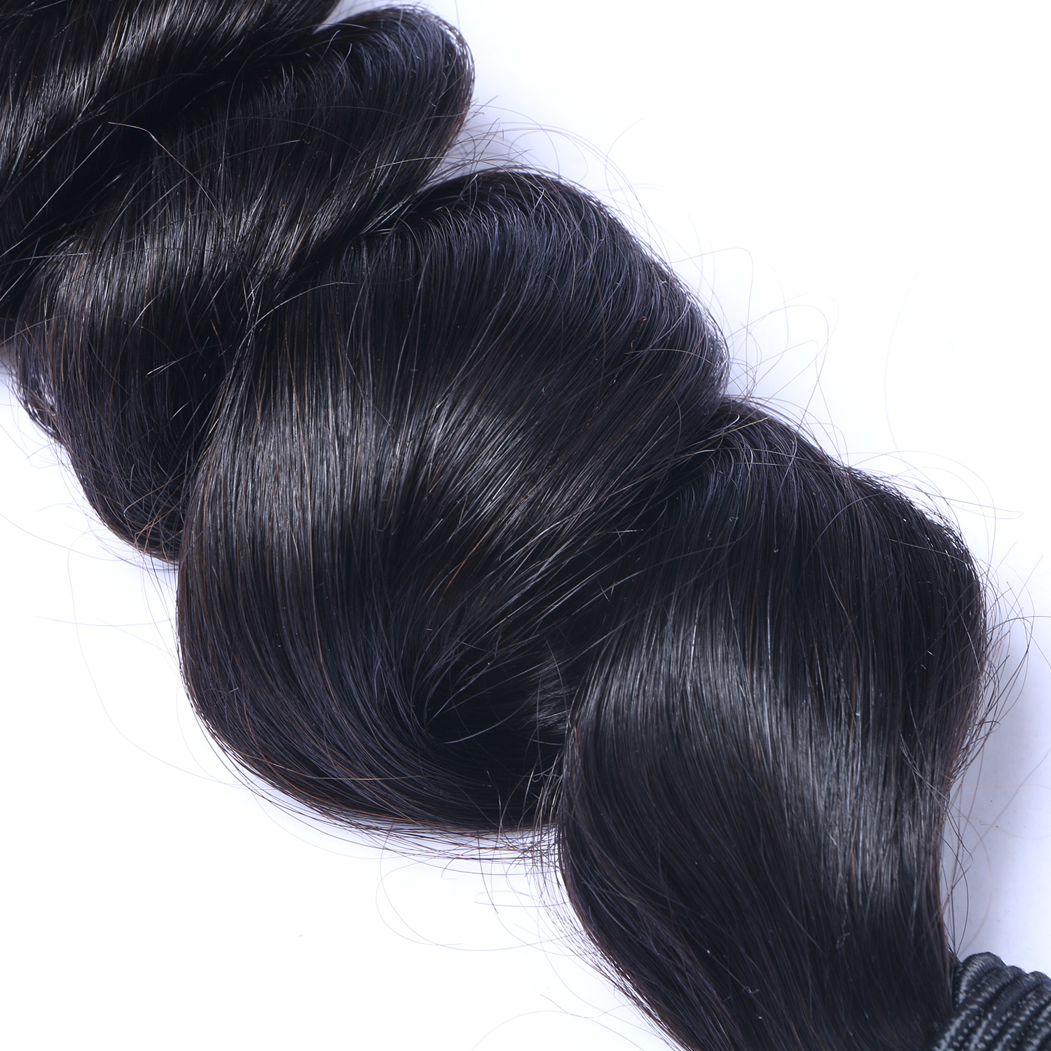 Loose Wave Bundles Double Weft Human Hair Bundles 1 Pcs Hair Extension