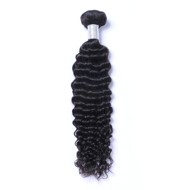 Water Wave Bundles Double Weft Human Hair Bundles 1 Pcs Hair Extension