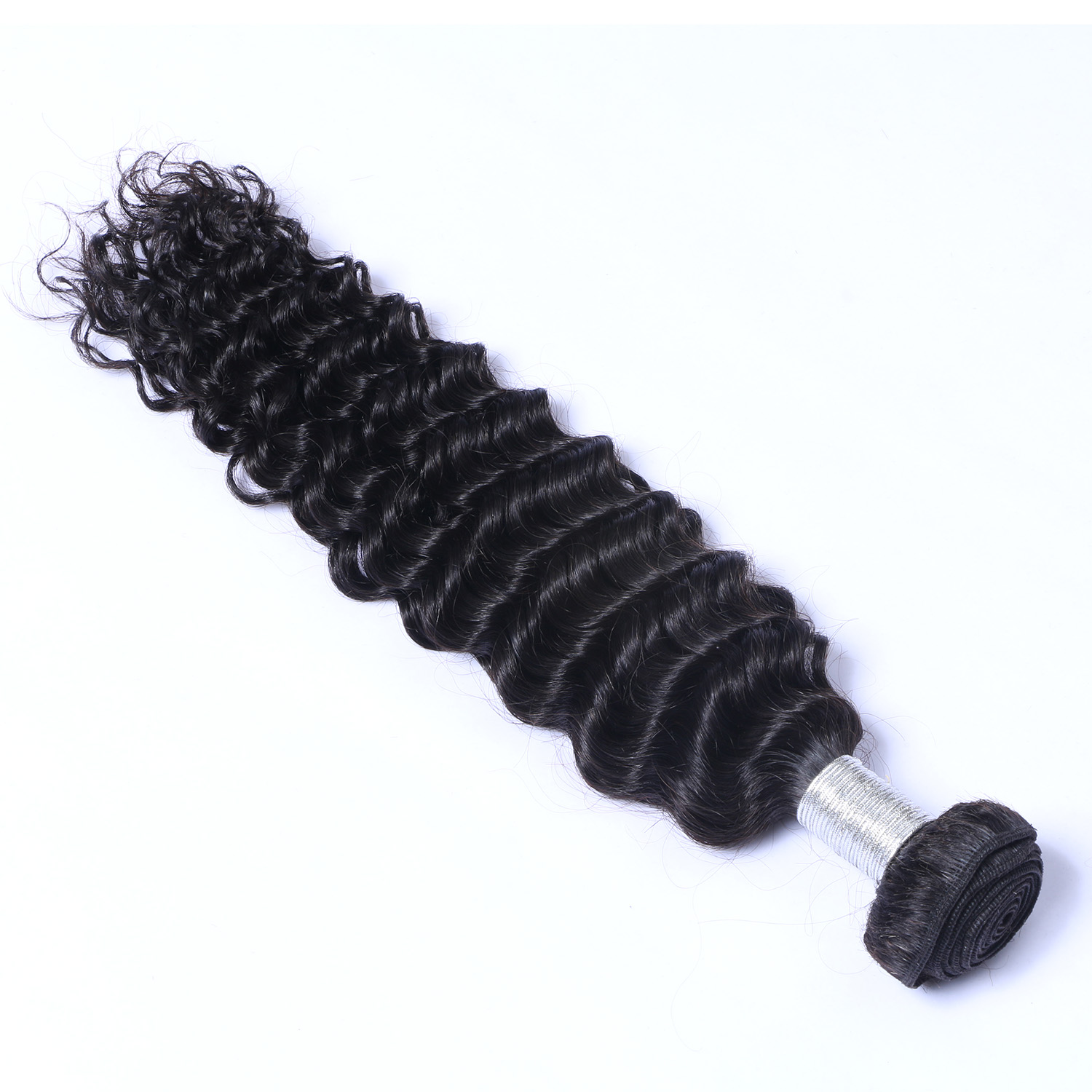 Deep Wave Bundles Double Weft Human Hair Bundles 1 Pcs Hair Extension
