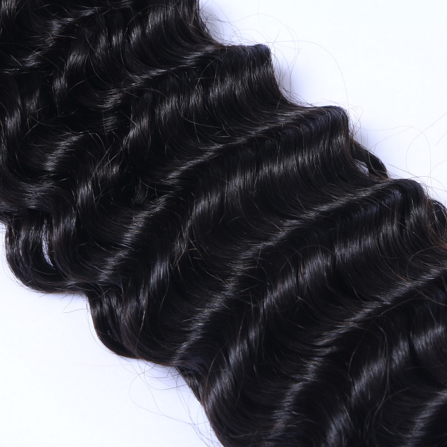 Natural Hairline Bundles Double Weft Human Hair Bundles 1 Pcs Hair Extension
