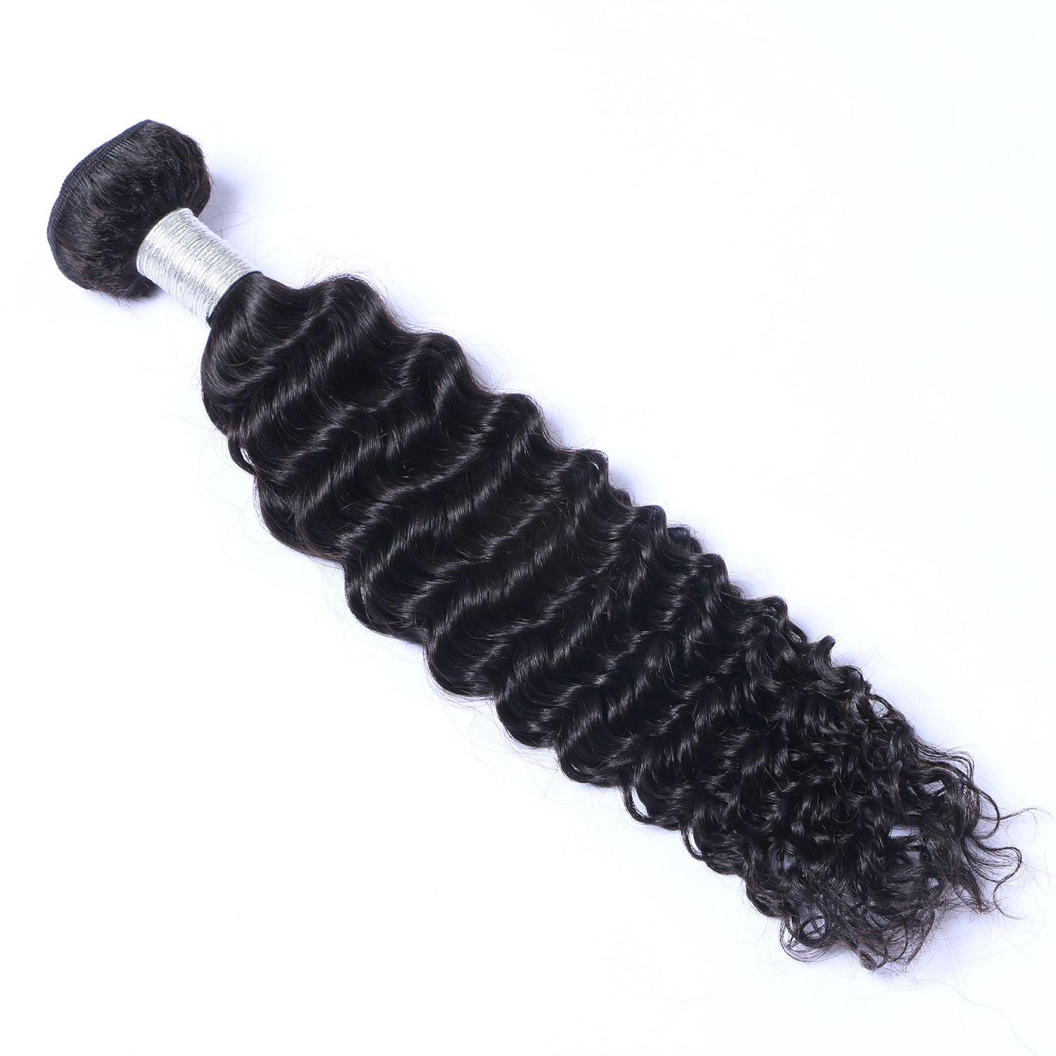 Deep Wave Bundles Double Weft Human Hair Bundles 1 Pcs Hair Extension