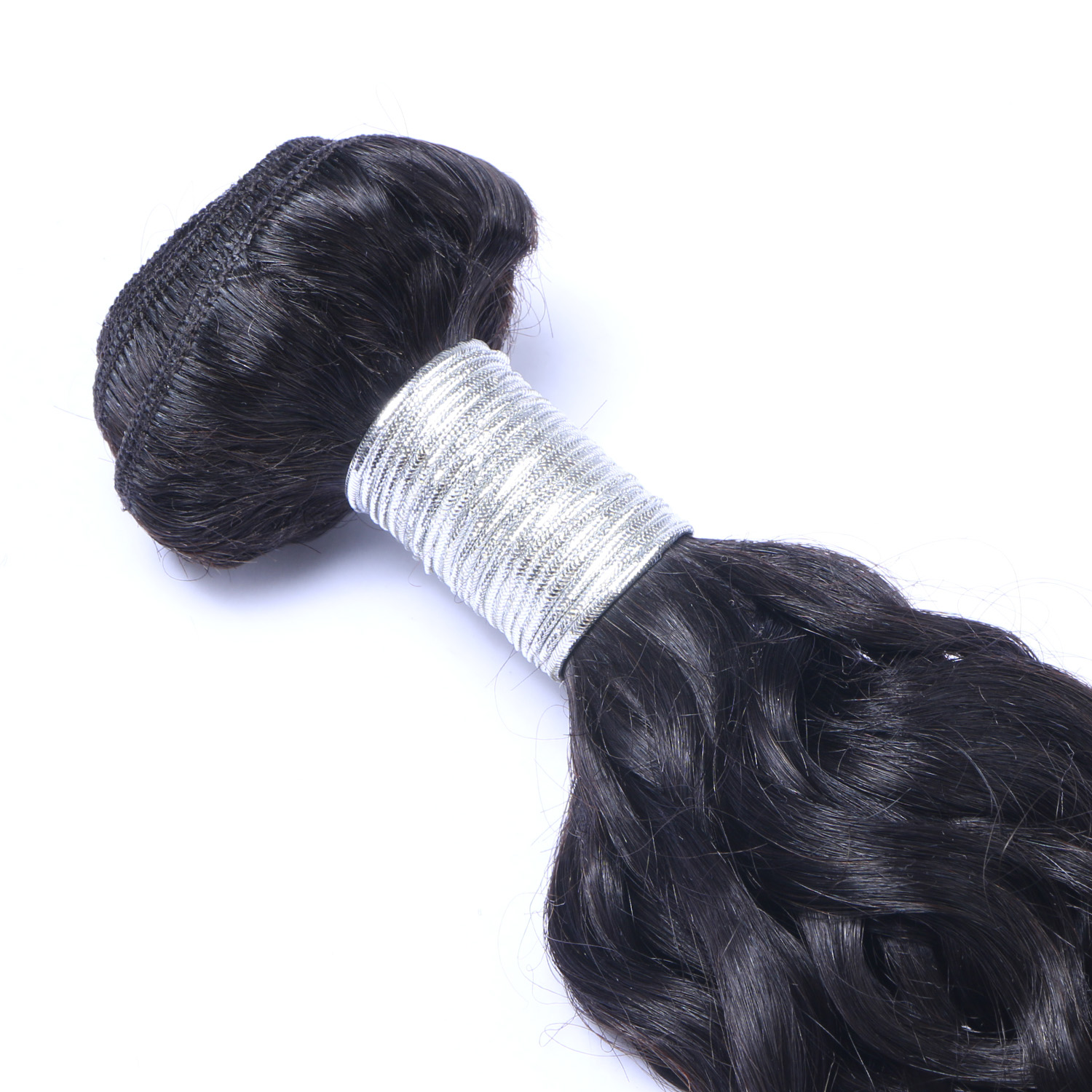 Water Wave Bundles Double Weft Human Hair Bundles 1 Pcs Hair Extension