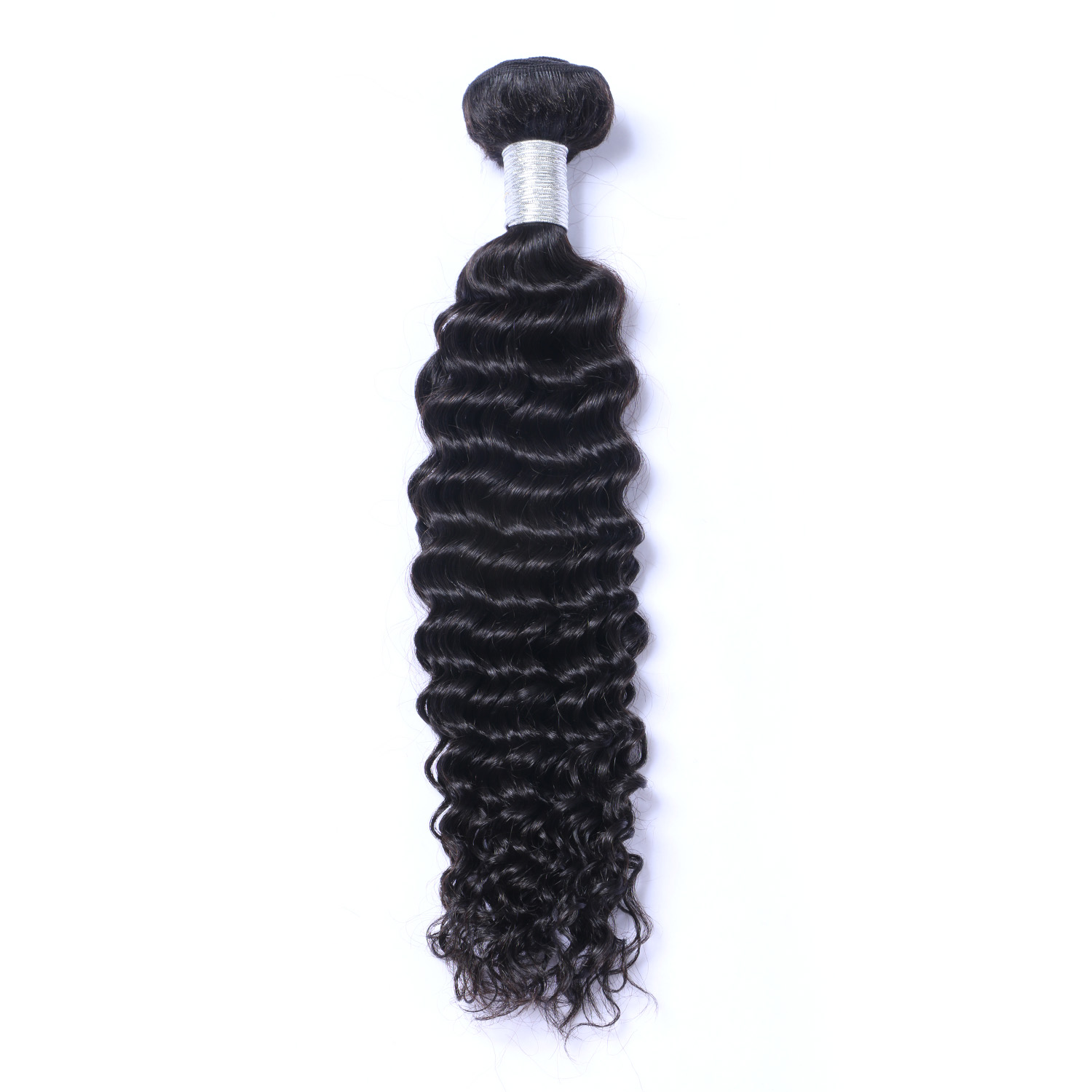 Deep Wave Bundles Double Weft Human Hair Bundles 1 Pcs Hair Extension