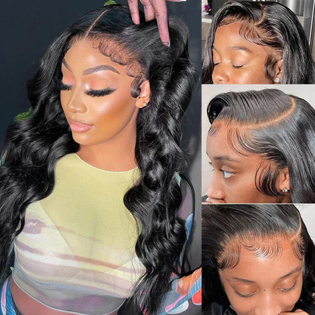 Imeya 13x4 HD Lace Front Wig Natural Color Human Hair Wig
