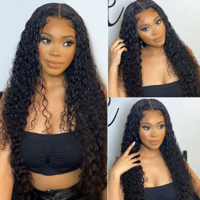 Natural Straight Wigs Pre Plucked 360 Full Lace Wig HD Lace Human Hair Wig
