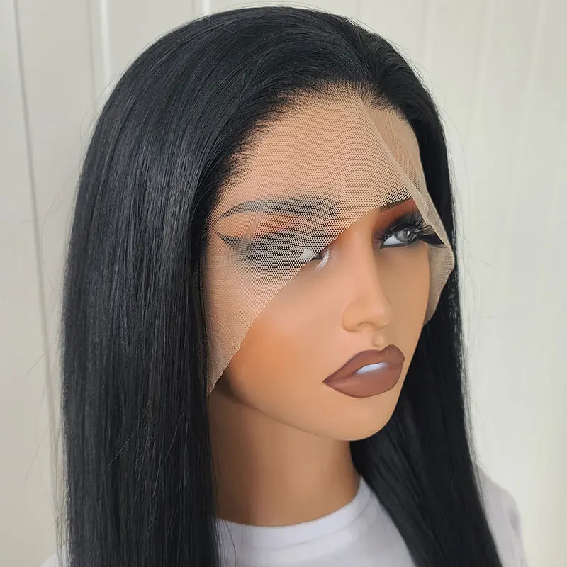 AIMEYA Natural Hairline Synthetic Hair Lace Wig Long Brown Wig Pre Plucked Cosplay Wavy Wigs Synthetic Lace Front Wigs for Women