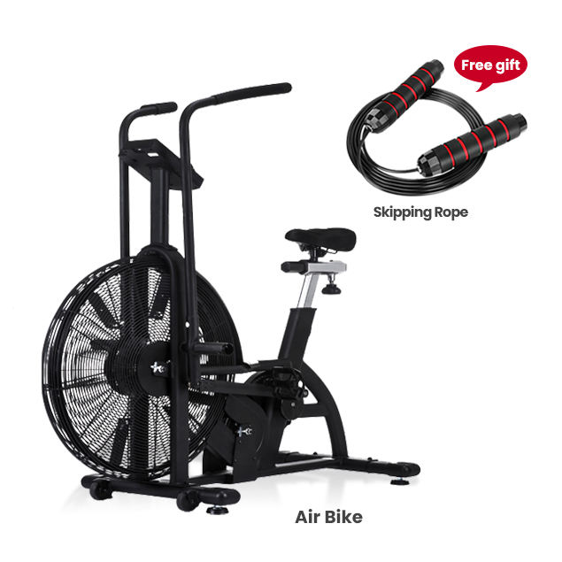Buy In Combination Free Shipping Gym Fitness Equipment Home And Gym UseSpinning Air Bike Indoor And Jump Rope For Weight Loss