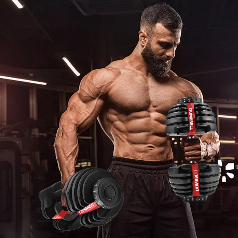 24kg Gym Adjustable Dumbbell Set