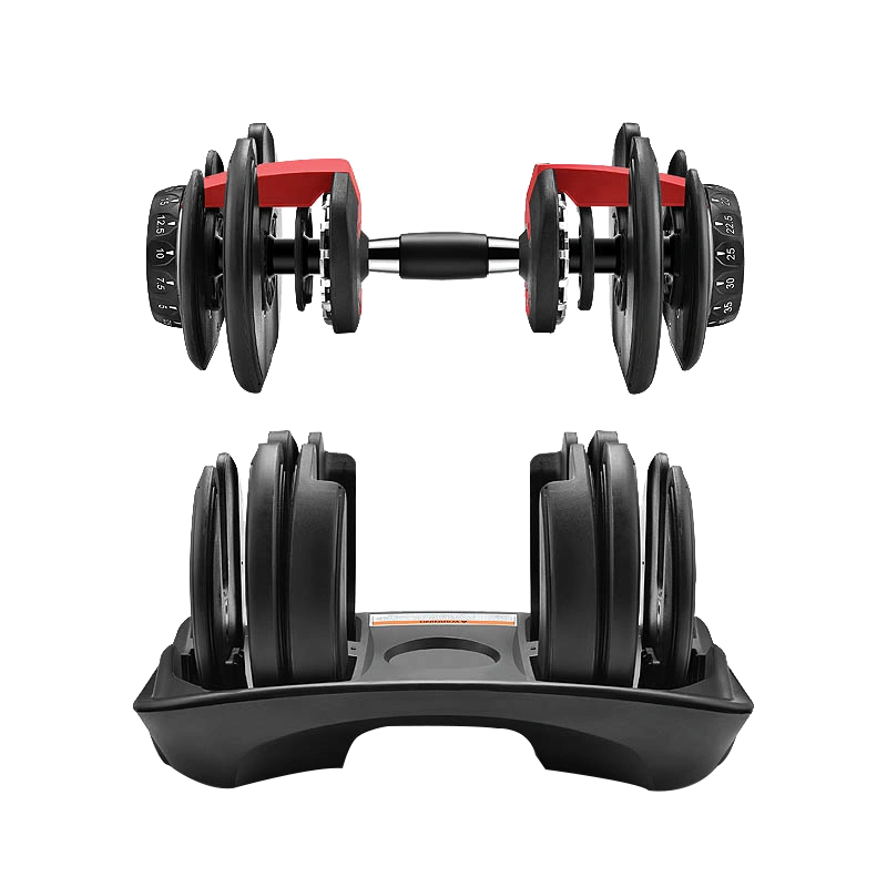 24kg Gym Adjustable Dumbbell Set