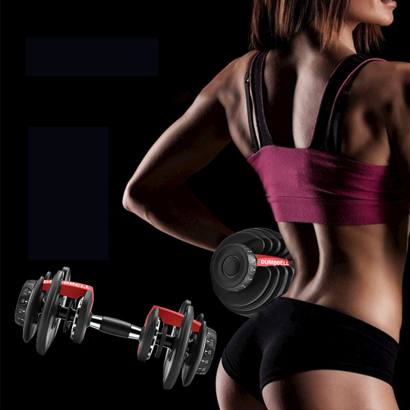 24kg Gym Adjustable Dumbbell Set