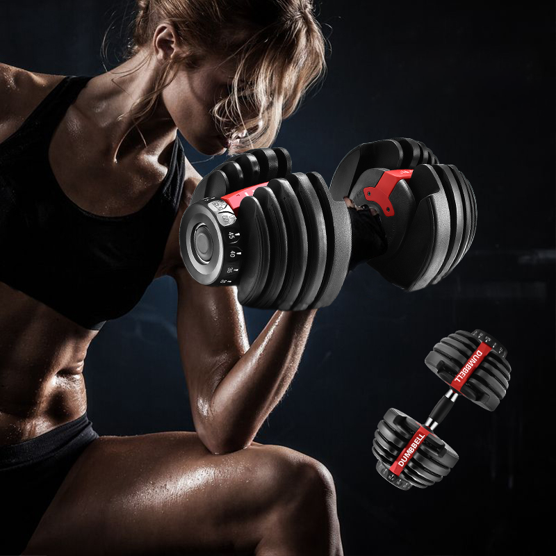 24kg Gym Adjustable Dumbbell Set