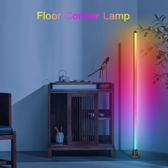 4.9 in. Tuya Smart RGBIC LED Floor Lamp with remote control
