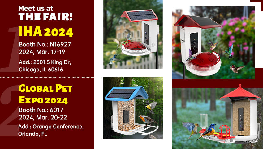 Pine Lake-smart pet feeder, smart pet toy, smart bird feeder, automatic pet  feeder, smart home