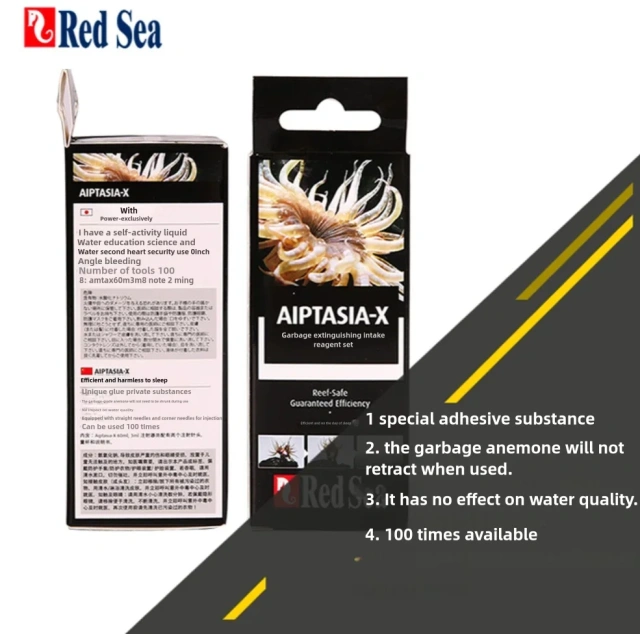 Red Sea Aiptasia-X 60ml Guaranteed, reef-safe elimination of Aiptasia