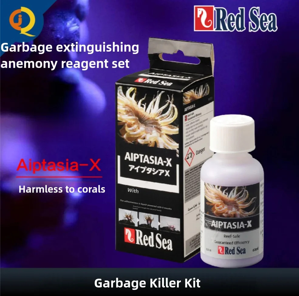 Red Sea Aiptasia Aquarium Water Treatment, X Guaranteed Reef, Safe Elimination of Aiptasia Redsea