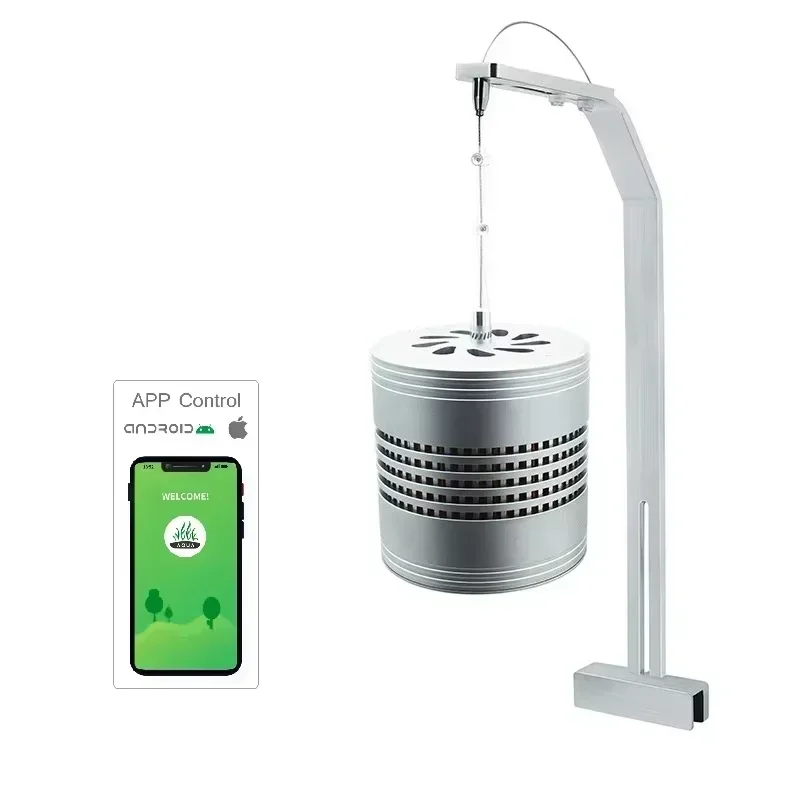 WEEK AQUA T90 Pro LED Aquarium Pendant Light 90W RGB UV Full Spectrum with Active Cooling and Bluetooth App Control for Professional Aquascaping