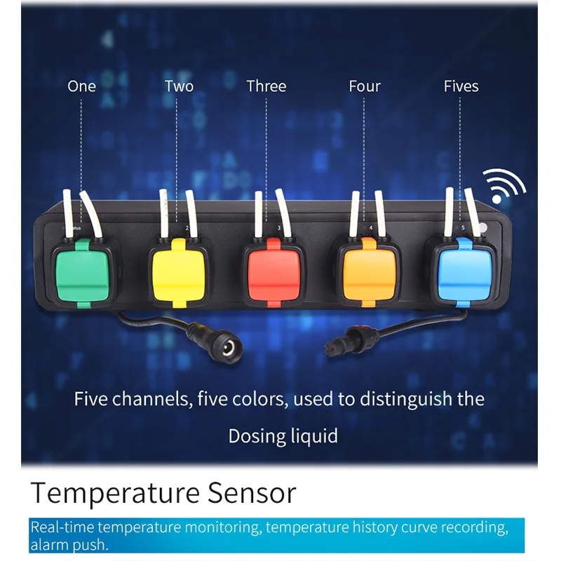Kamoer X5S WiFi Program Programable Peristaltic Pump Saltwater Marine Coral Reef Aquarium Fish Tank Dosing Pumps